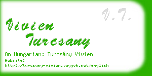 vivien turcsany business card