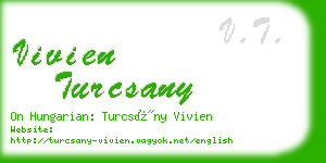 vivien turcsany business card